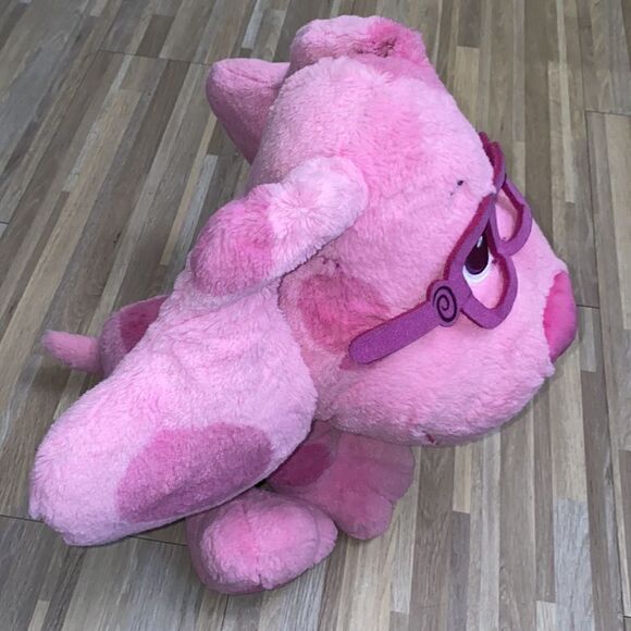 Blues clues jumbo size magenta pink dog puppy plush stuffed animal Nickelodeon - Picture 8 of 9